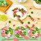 100 Pcs Watermelon Wooden Beads 16 mm Summer Multi Colored Wooden Beads Bulk Colorful Summer Wood Beads for Crafts Round Loose Spacer Beads for DIY